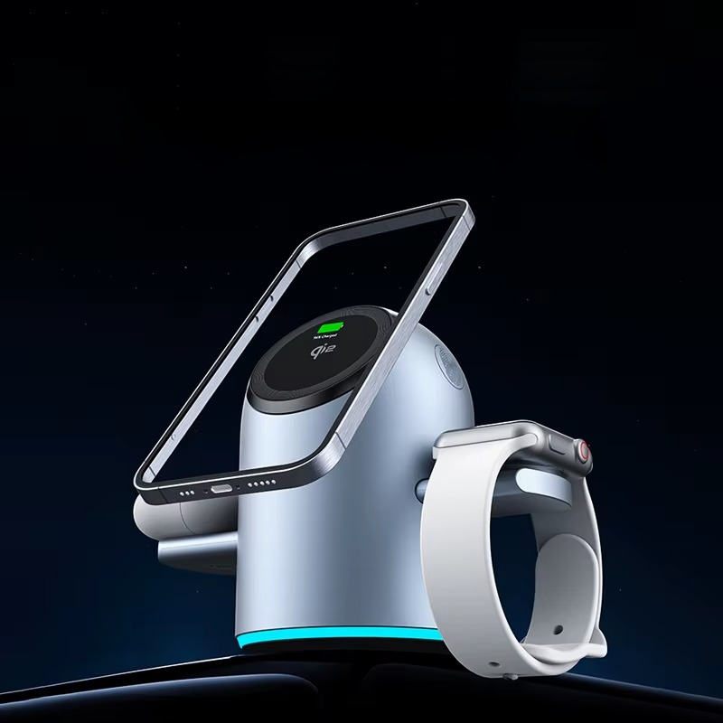 Next-Gen 3-in-1 Smart Wireless Charging Dock