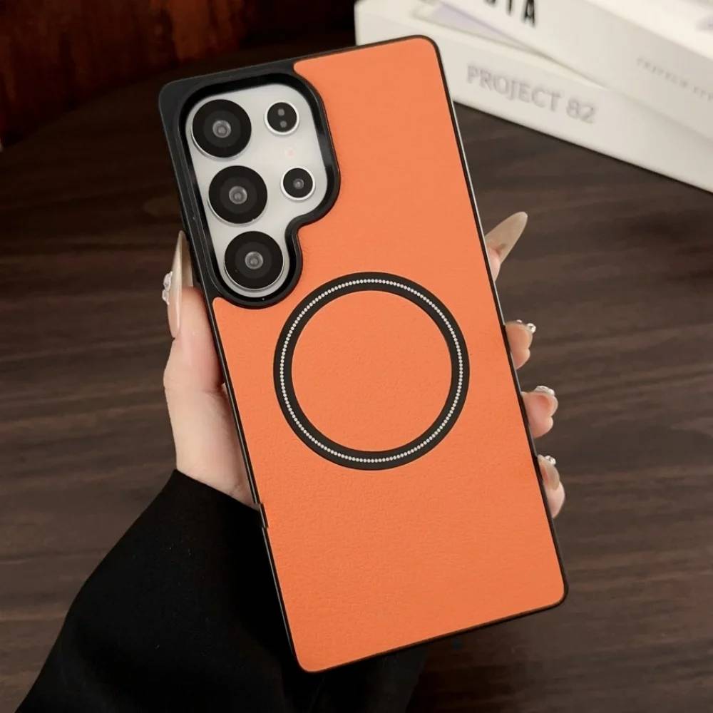 Elite Mag Luxe Leather Matte Case - Samsung