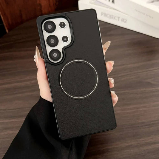 Elite Mag Luxe Leather Matte Case - Samsung