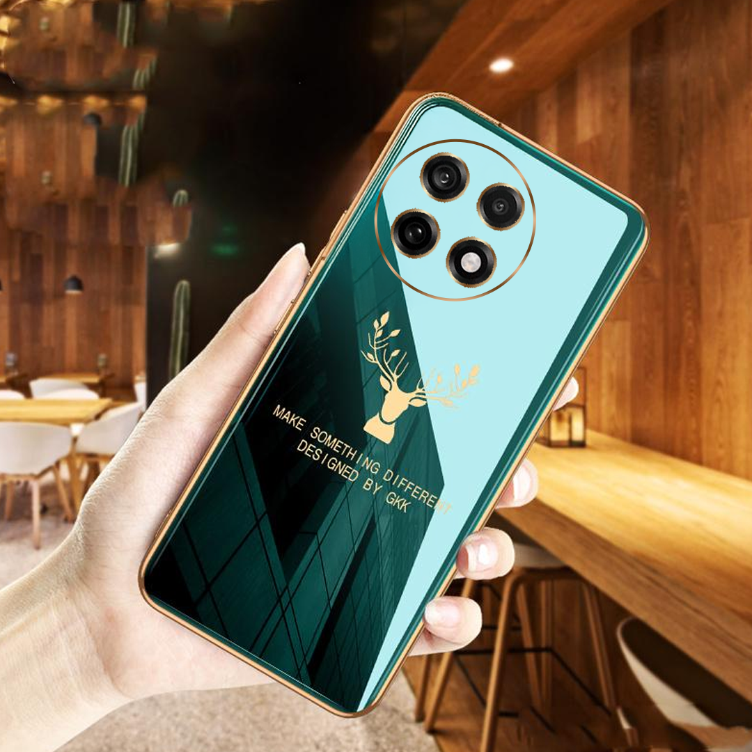 Golden Edge Deer Shield Case - OnePlus