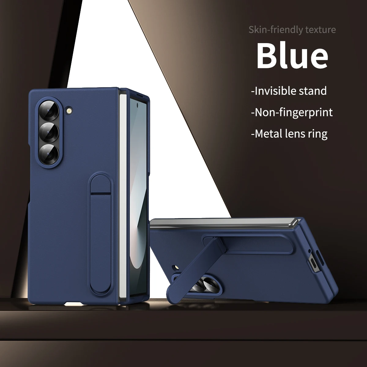 Galaxy Z Fold Series Slim Invisible Kickstand Foldable Case