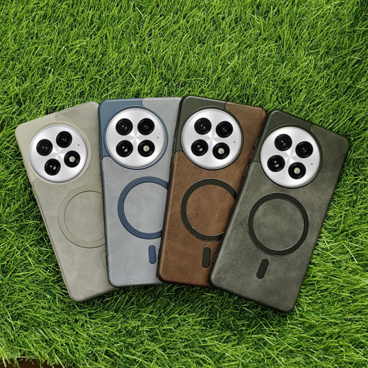 Vintage Luxe Magnetic Leather Case - OnePlus