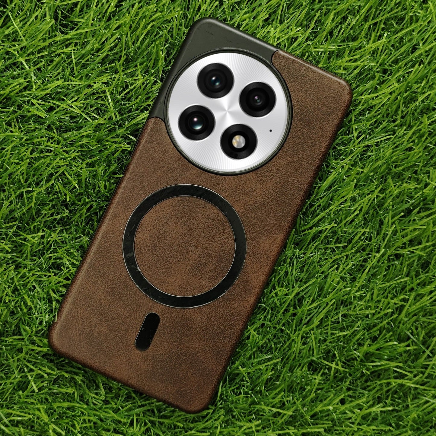 Vintage Luxe Magnetic Leather Case - OnePlus