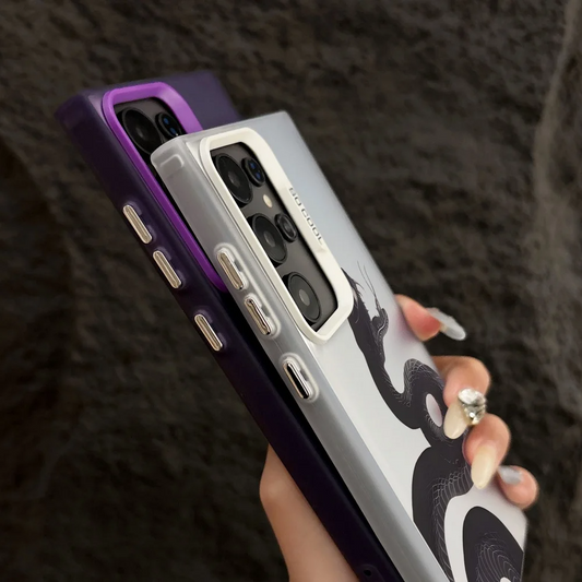 Exquisite Snake Texture Protective Case -Samsung