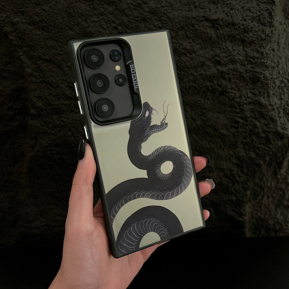 Exquisite Snake Texture Protective Case -Samsung