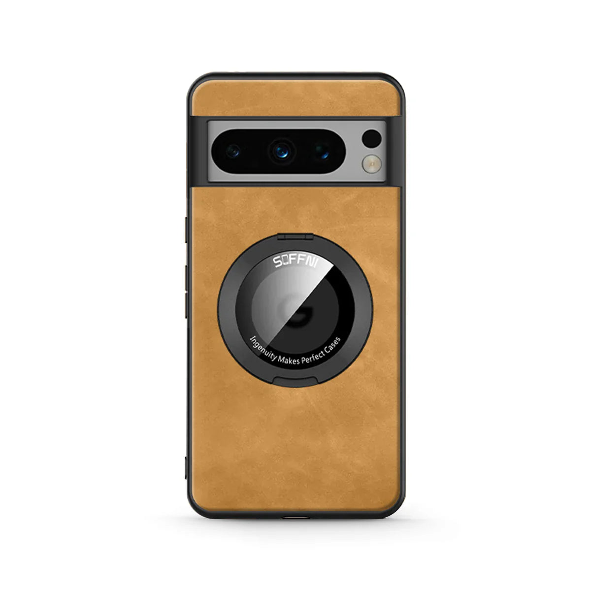 Premium MagSafe Grip Leather Case - Google