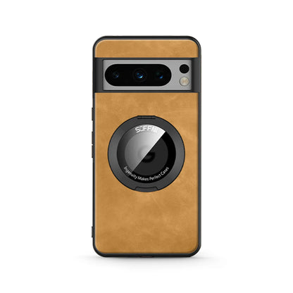 Premium MagSafe Grip Leather Case - Google