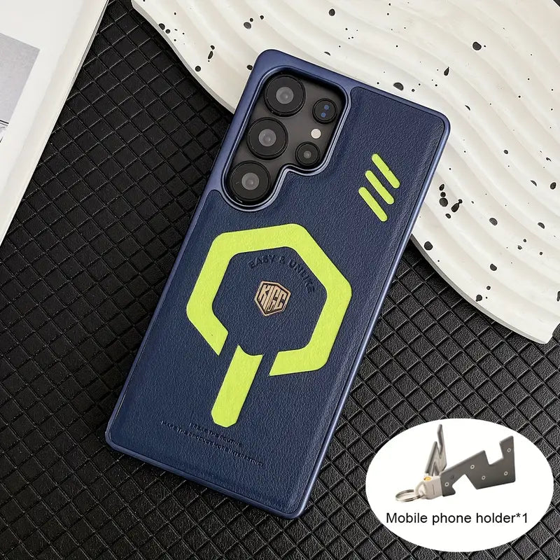 Magnetic 3D Geometric Pattern Case - Samsung