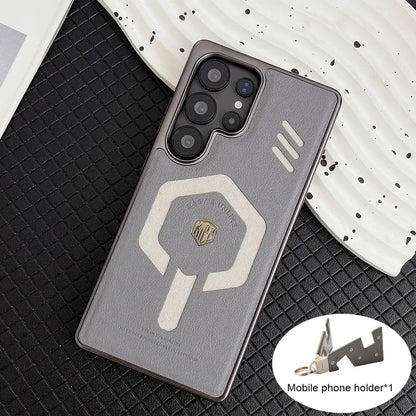 Magnetic 3D Geometric Pattern Case - Samsung
