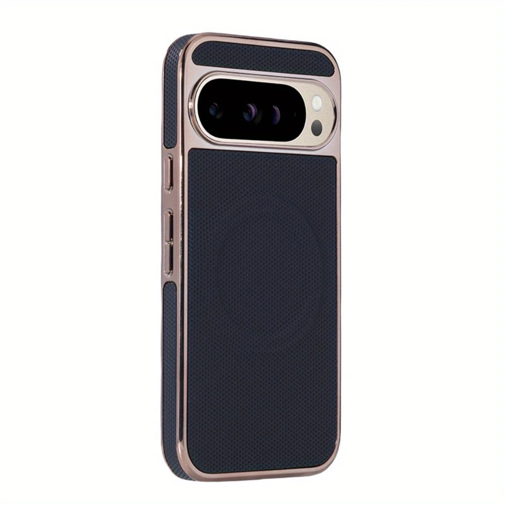 Luxury Electroplated MagSafe Leather Case - Google