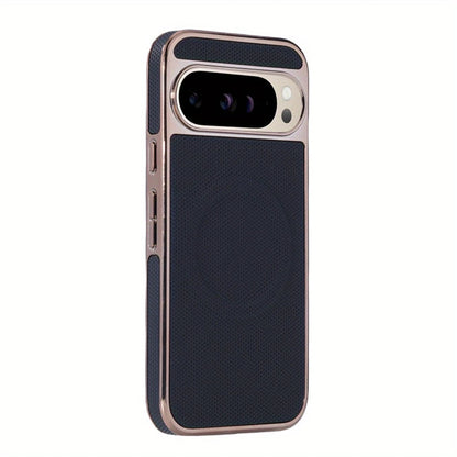 Luxury Electroplated MagSafe Leather Case - Google