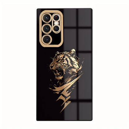 Majestic Tiger Pattern Glass Case - Samsung