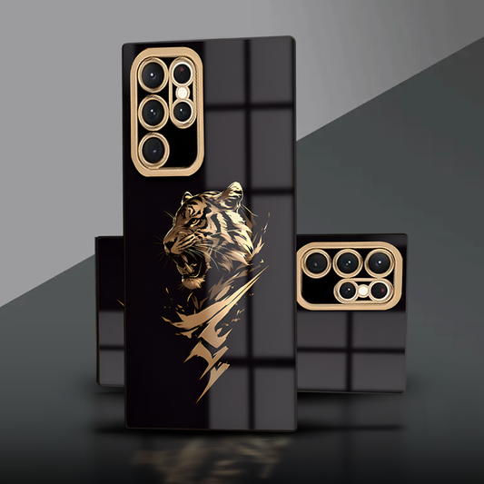 Majestic Tiger Pattern Glass Case - Samsung