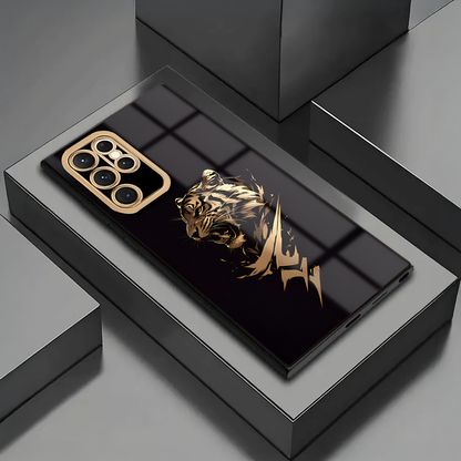 Majestic Tiger Pattern Glass Case - Samsung
