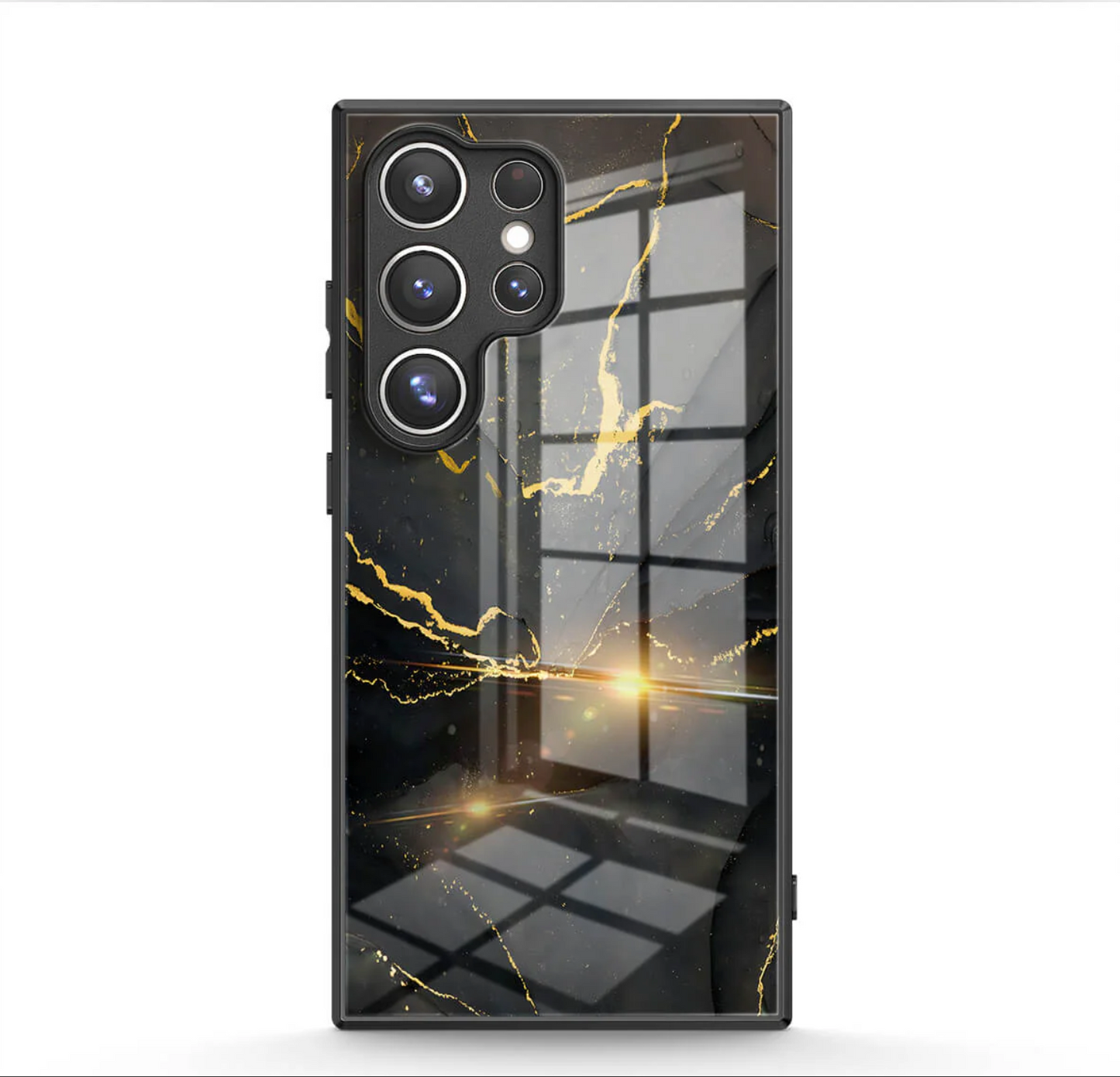 Impact Resistant Protective Glass Case - Samsung