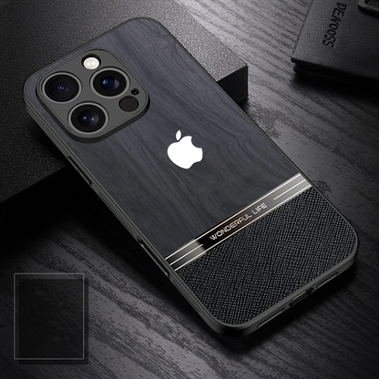 Classic Wood Texture Protective Case – iPhone