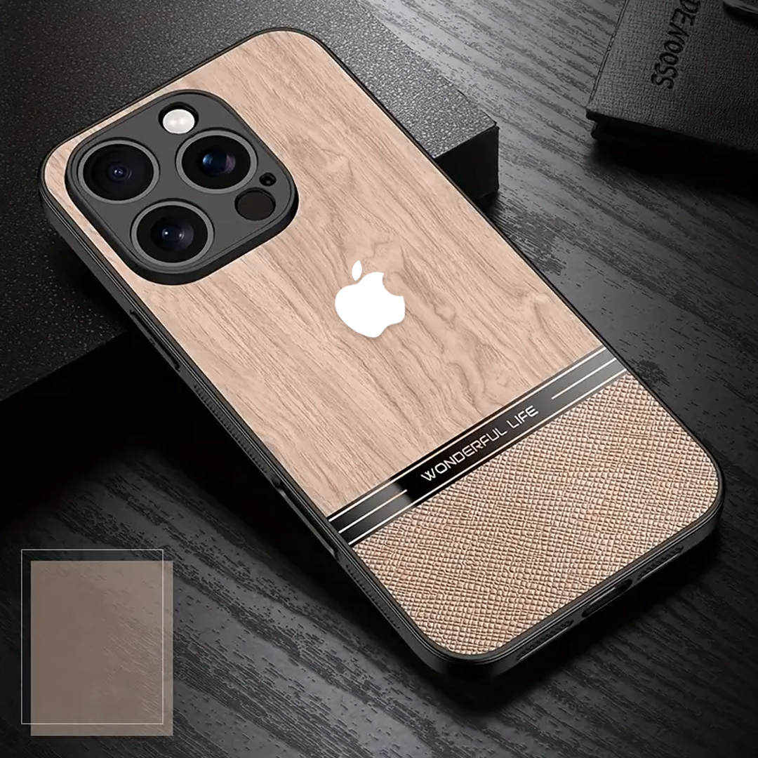 Classic Wood Texture Protective Case – iPhone
