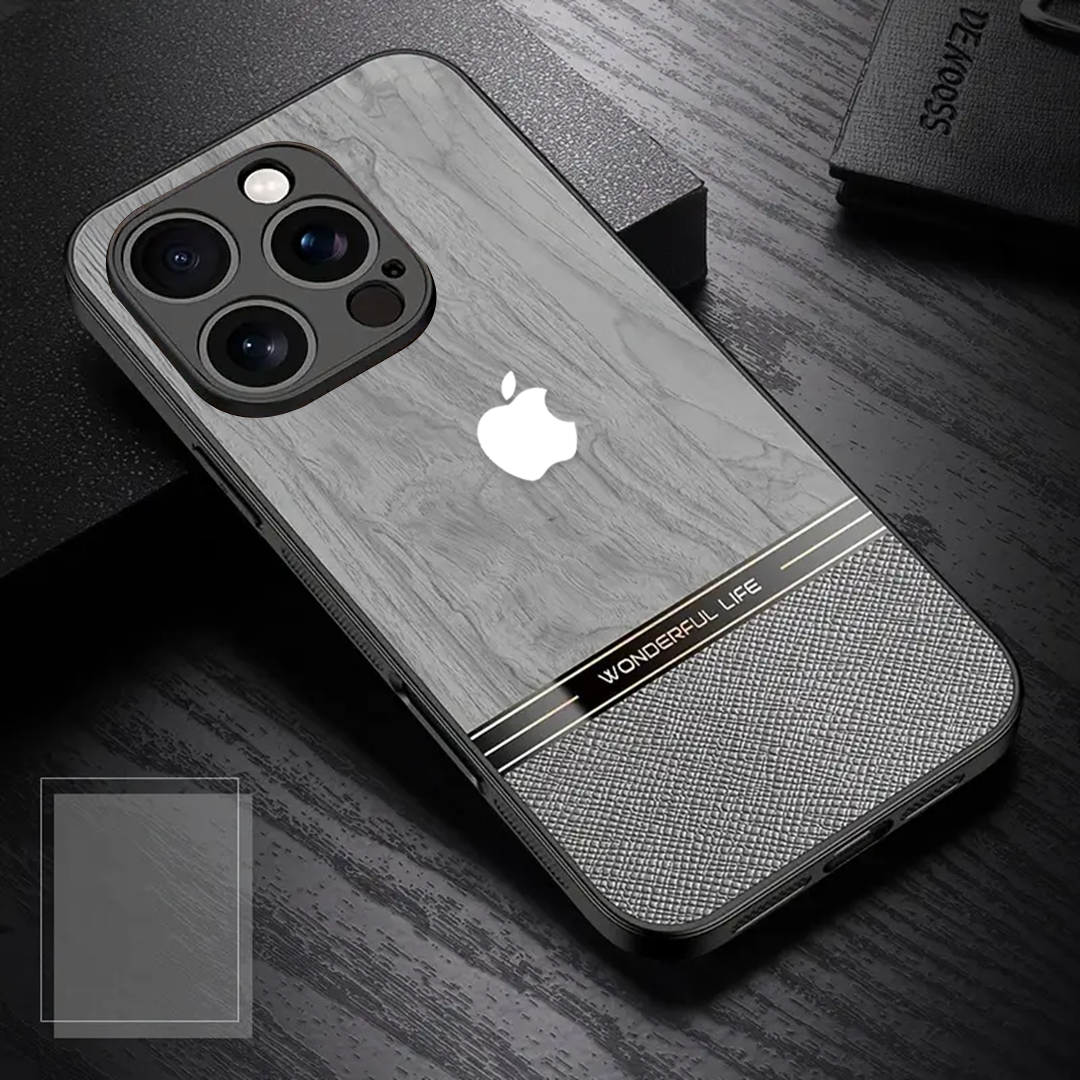 Classic Wood Texture Protective Case – iPhone