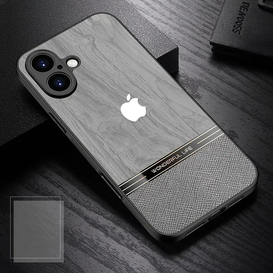 Classic Wood Texture Protective Case – iPhone