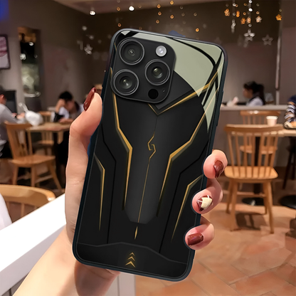 Striking Mecha Glass Case - iPhone