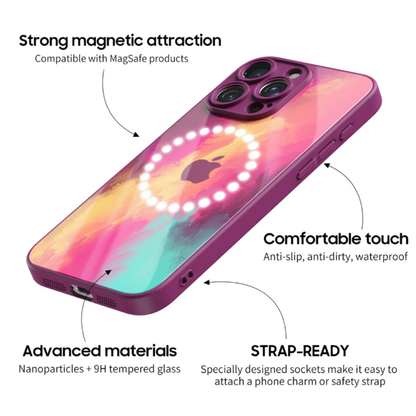 Dusky Swirl MagSafe Glass Case - iPhone