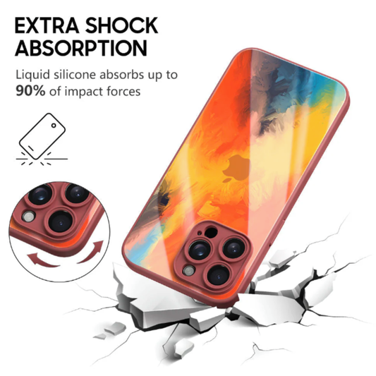 Dusky Swirl MagSafe Glass Case - iPhone