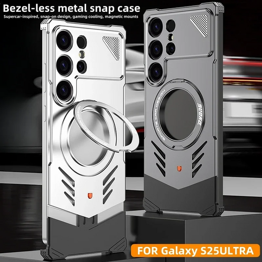 Galaxy Series Fearless Metal Frame Magnetic Shield Case