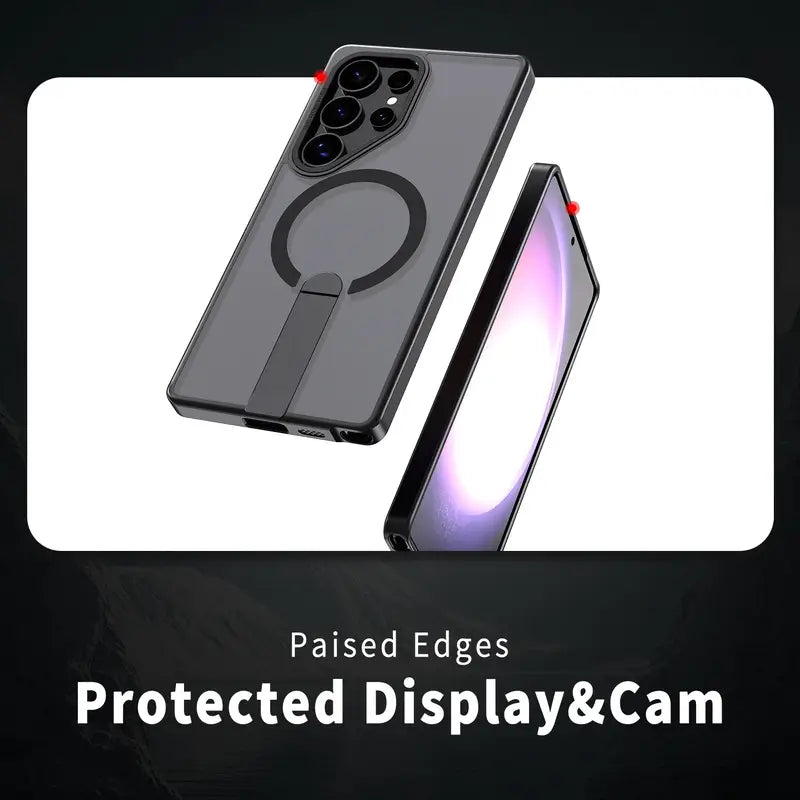 Luminous Magnetic Slim Transparent Holder Case - Samsung