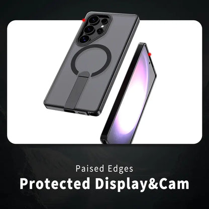 Luminous Magnetic Slim Transparent Holder Case - Samsung
