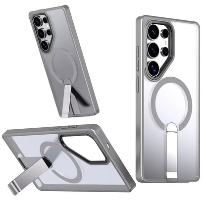 Luminous Magnetic Slim Transparent Holder Case - Samsung