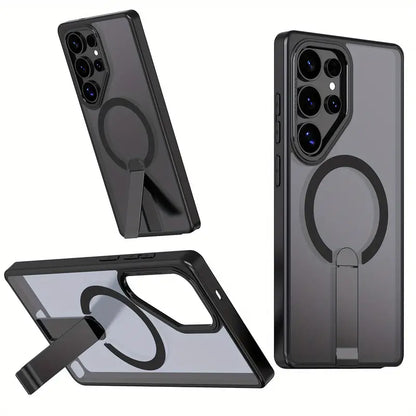 Luminous Magnetic Slim Transparent Holder Case - Samsung