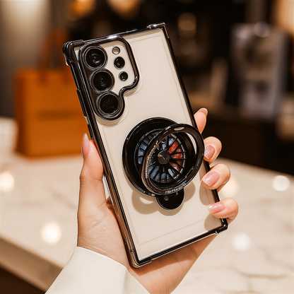 Electroplated Rotating Gyro Magnetic Case - Samsung