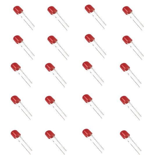 4.8mm 360 Degree Red Diffused LED(100-300mcd) (Pack of 4000)