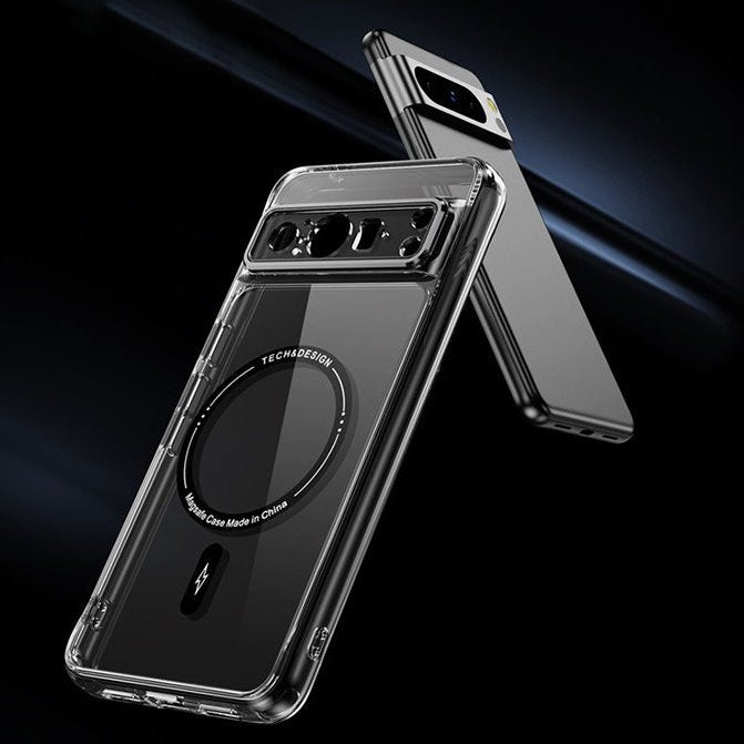 Sheer Transparent Corner Airbag Magsafe Case - Google