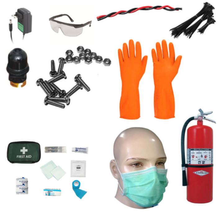 Atal Tinkering Lab Package 4 (P4) Power Supply and Accessories and Safety Equipment