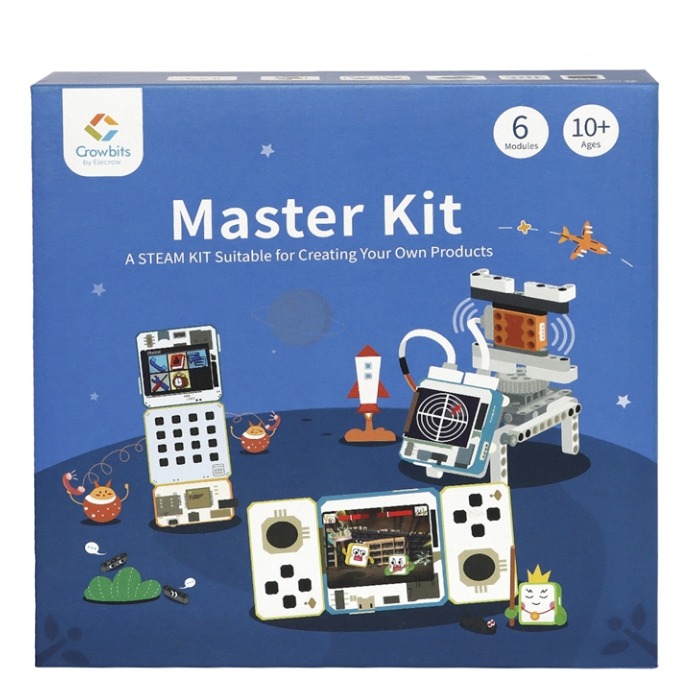 Elecrow - Crowbits-Master Kit with 3 fully functional products, STEM Programming Educational Building