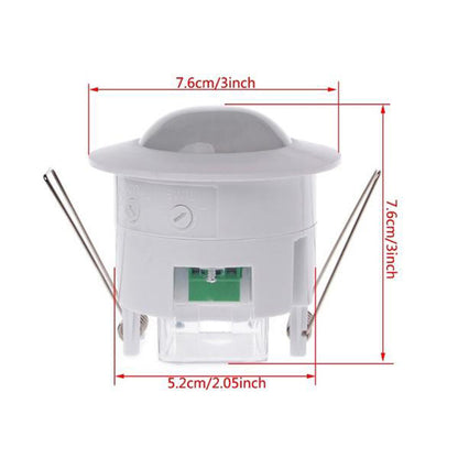 220-240V AC Adjustable Light Control 360° PIR Infrared Motion Sensor Detector