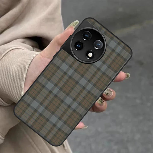 Stylish Check Patterned Soft TPU Case - OnePlus
