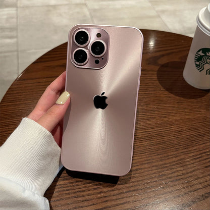 Built-in Laser Film Lens Protective Case- iPhone