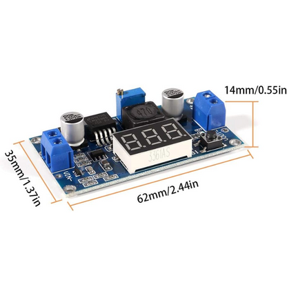 LM2596 DC-DC Step-down Buck Module with Display