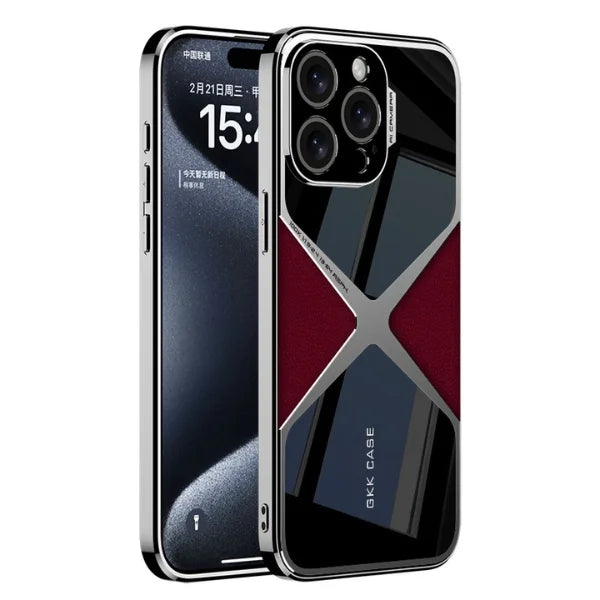 iPhone 16 Series Polished Guard Business Leather Case