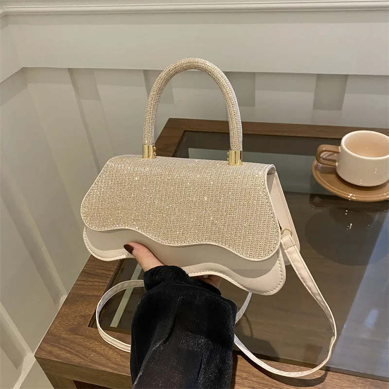 Glam Glitter Wave Mini Handbag