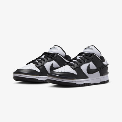 Nike | DUNK LOW TWIST  { BLACK/WHITE-BLACK