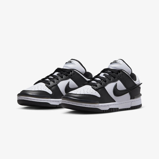 Nike | DUNK LOW TWIST  { BLACK/WHITE-BLACK