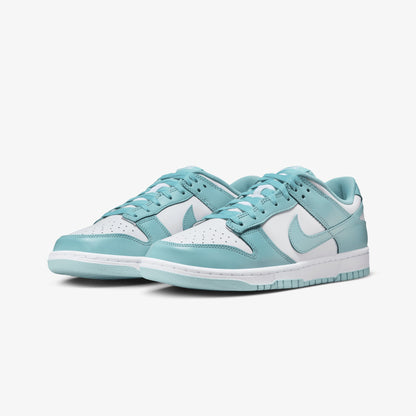 NIKE | DUNK LOW RETRO { WHITE/DENIM TURQ