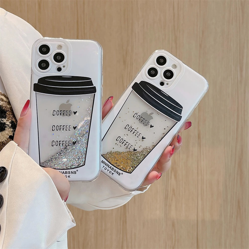 Coffee Lover Glitter Case