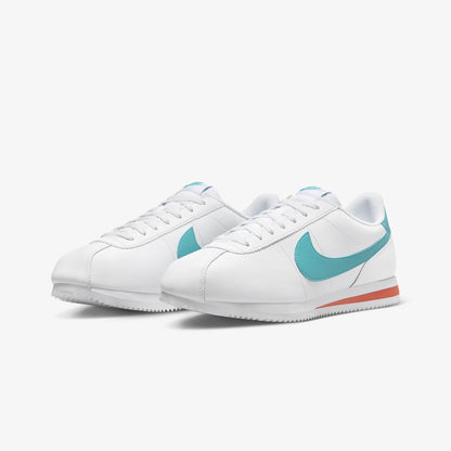 Nike | CORTEZ  { WHITE/DUSTY CACTUS-COSMIC CLAY