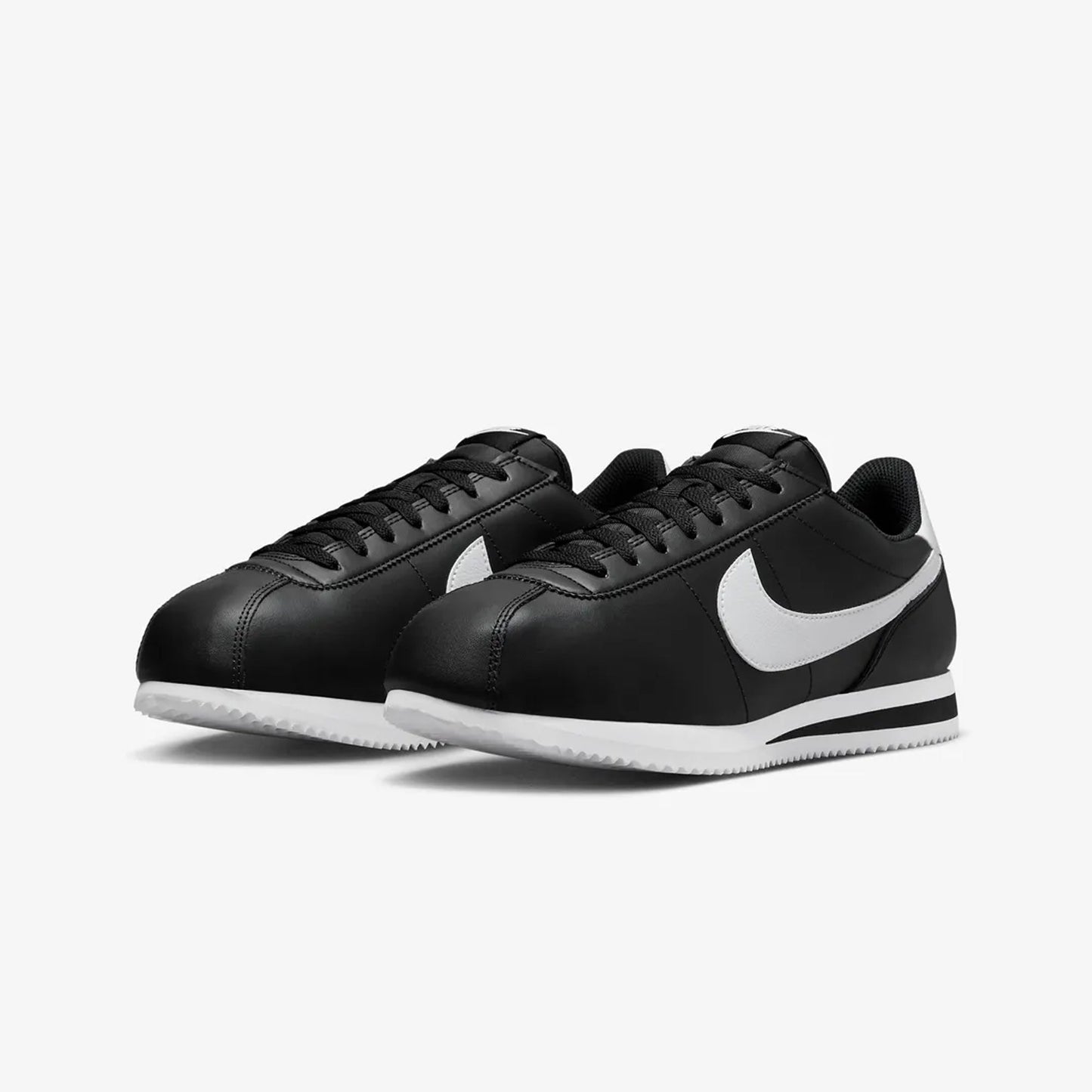 Nike | CORTEZ  { BLACK/WHITE