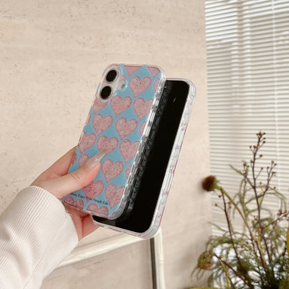Acrylic Heart Pattern Case