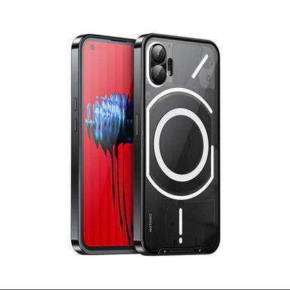 Ultra Thin Metal Glass Magnetic Case - Nothing